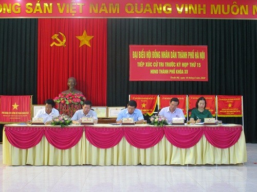 Đại biểu HĐND thành phố Hà Nội tiếp xúc cử tri tại Nam Từ Liêm, Ba Vì, Ứng Hòa, Phú Xuyên